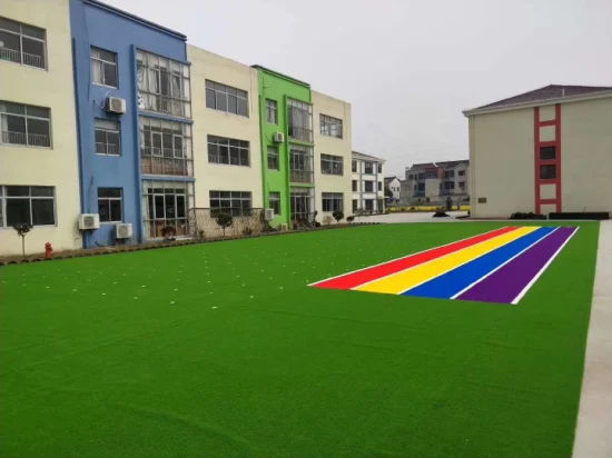 15mm Fire Resistant Durable Material Artificial Leisure Grass for Landscape Turf